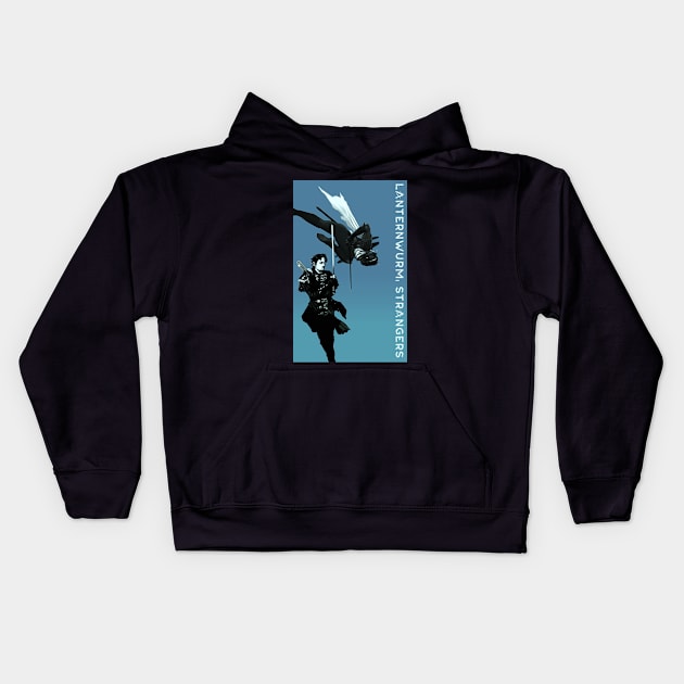 Lanternwurm: Strangers Kids Hoodie by paintedmonk